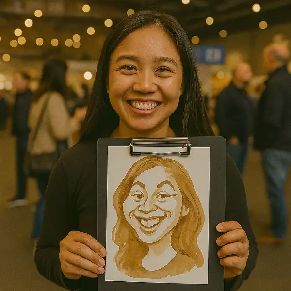 Caricaturas pintadas con Café 4